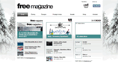 Desktop Screenshot of freemagazine.cz