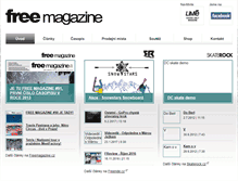 Tablet Screenshot of freemagazine.cz